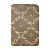 Gold Fern Mosaik Badematte (Vorderseite Vertikal)