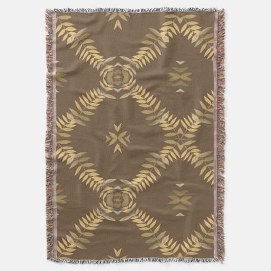 Gold Fern Mosaik Decke (Vorderseite Vertikal)