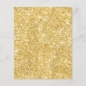 Gold Festivals Glitzer Weihnachten Corporate Red (Rückseite)