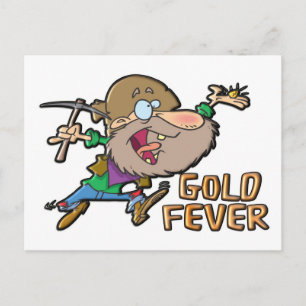 GOLD FEVER POSTKARTE