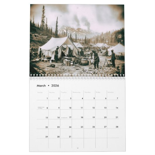 Gold Fever – Yukon Dreams Through Time Kalender (Mär 2026)