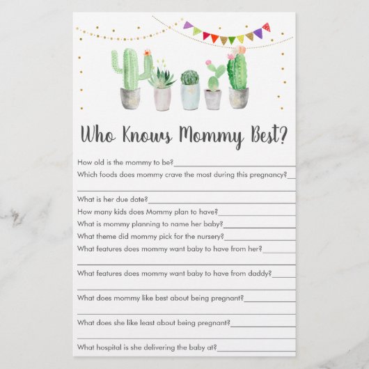 Gold Fiesta Cactus, der Mommy Best Game kennt (Vorderseite)