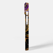 Gold Filigree Lion Case-Mate iPhone Hülle (Rückseite / Links)