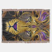 Gold Filigree Lion Decke (Vorderseite)