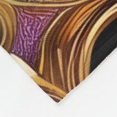 Gold Filigree Lion Fleecedecke (Ecke)