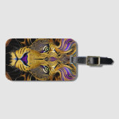 Gold Filigree Lion Gepäckanhänger (Vorderseite (Horizontal))