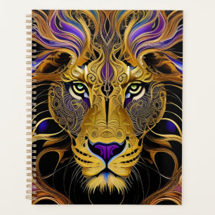 Gold Filigree Lion Planer