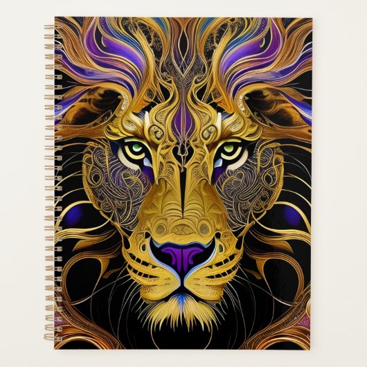 Gold Filigree Lion Planer (Vorderseite)