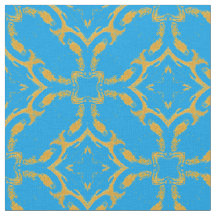 Gold Filigree und Türkis Muster