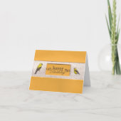 Gold Fincas Geburtstagskarte Karte (Vorderseite)