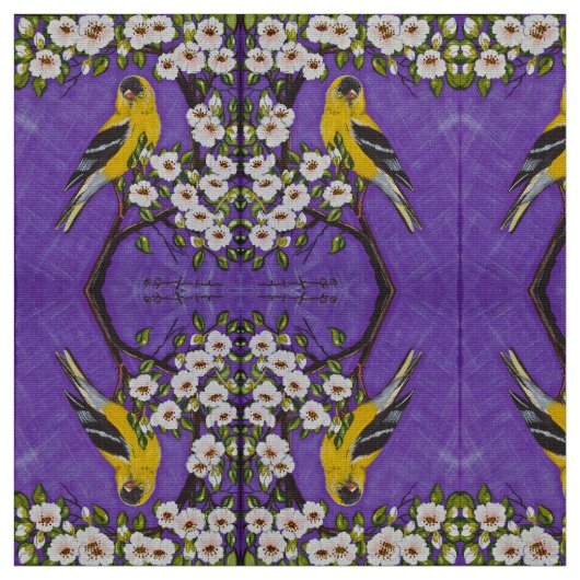 Gold Finch Stoff (Muster)