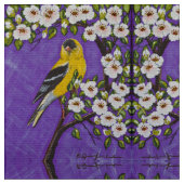 Gold Finch Stoff (Nahaufnahme)