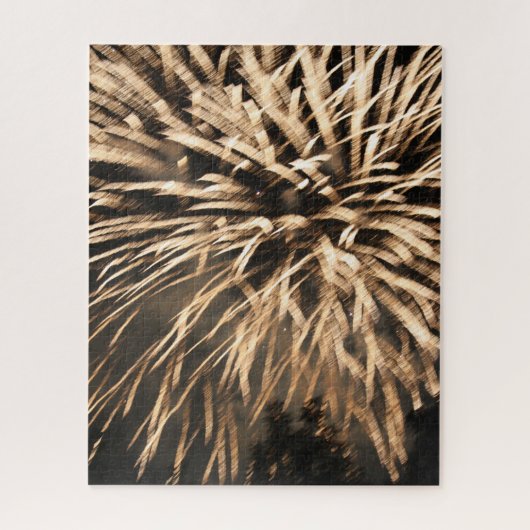 Gold Fireworks Explosion Puzzle (Vertikal)