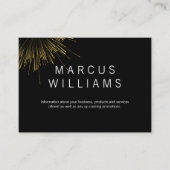 Gold Fireworks Visitenkarte (Vorderseite)