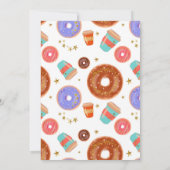 Gold First Birthday Party Donner Thema Einladung (Rückseite)