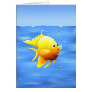 Gold Fish Card