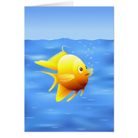 Gold Fish Card (Vorne)