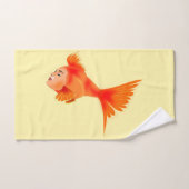 Gold Fish Girl Bath Handtücher (Handtuch)