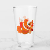 Gold Fish Glass - Anpassbar Glas (Rückseite)