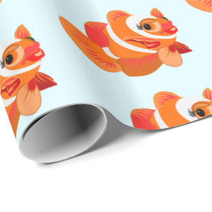 Gold Fish Wrapping Paper - Anpassbar Geschenkpapier