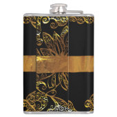 Gold Flachmann (Rückseite)