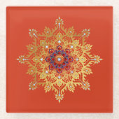 Gold Flake Untersetzer (Vorderseite)