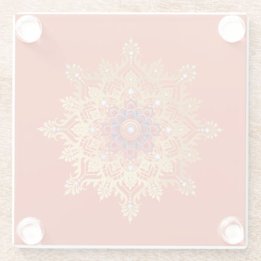 Gold Flake Untersetzer (Rückseite)