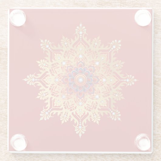 Gold Flake Untersetzer (Rückseite)