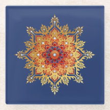 Gold Flake Untersetzer