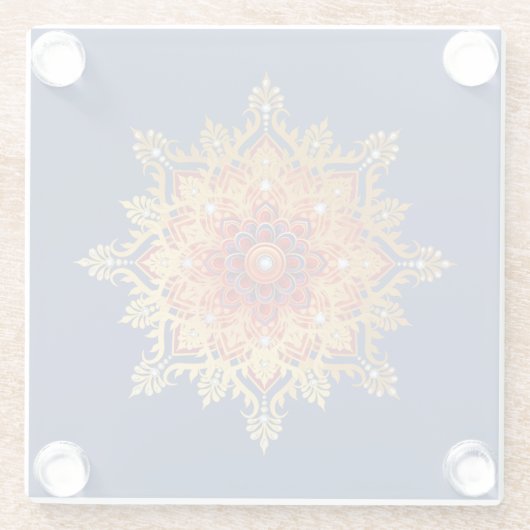 Gold Flake Untersetzer (Rückseite)