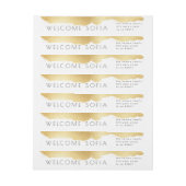 Gold Flake Willkommenserklärung (Bogen)