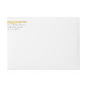 Gold Flake Willkommenserklärung (Vorderseite)