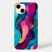 Gold Flaked Pattern Case-Mate iPhone Hülle (Rückseite)