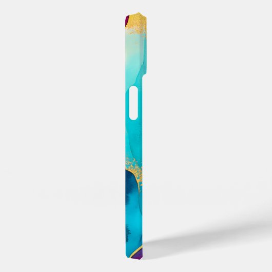 Gold Flaked Pattern Case-Mate iPhone Hülle (Rückseite / Rechts)