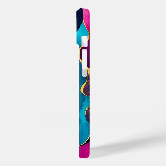 Gold Flaked Pattern Case-Mate iPhone Hülle (Rückseite / Links)