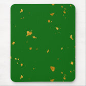 Gold Flakes auf Smarald Green Mousepad (Vorne)