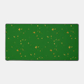 Gold Flakes auf Smarald Green Schreibtischunterlage (Vorderseite)