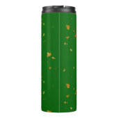 Gold Flakes auf Smarald Green Thermosbecher (Rückseite)