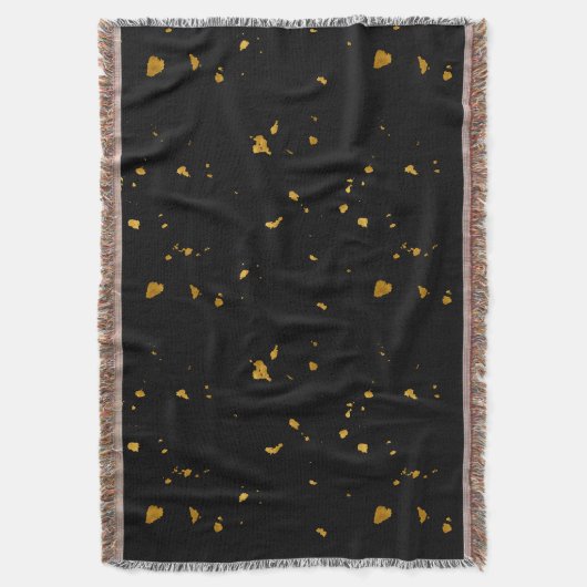 Gold Flakes Black Decke (Vorderseite Vertikal)