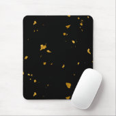 Gold Flakes Black Mousepad (Mit Mouse)