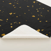 Gold Flakes Black Sherpadecke (3/4)