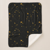Gold Flakes Black Sherpadecke (Vorderseite)