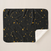 Gold Flakes Black Sherpadecke (Vorderseite (Horizontal))
