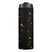 Gold Flakes Black Thermosbecher (Vorderseite)