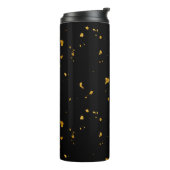 Gold Flakes Black Thermosbecher (Nach links gedreht)