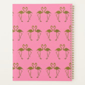 Gold Flamingo Planner Planer (Rückseite)