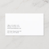 Gold-Flatware-Logo für Veranstaltungsplaner, Cater Visitenkarte (Rückseite)