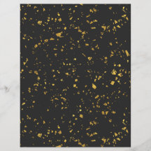 Gold Flecked Scrapbook Paper