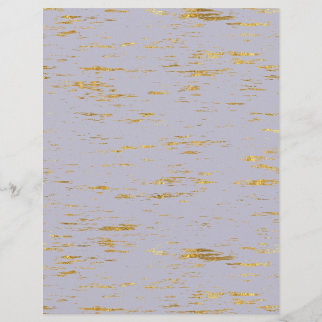 Gold Flecked Scrapbook Paper (Vorderseite)