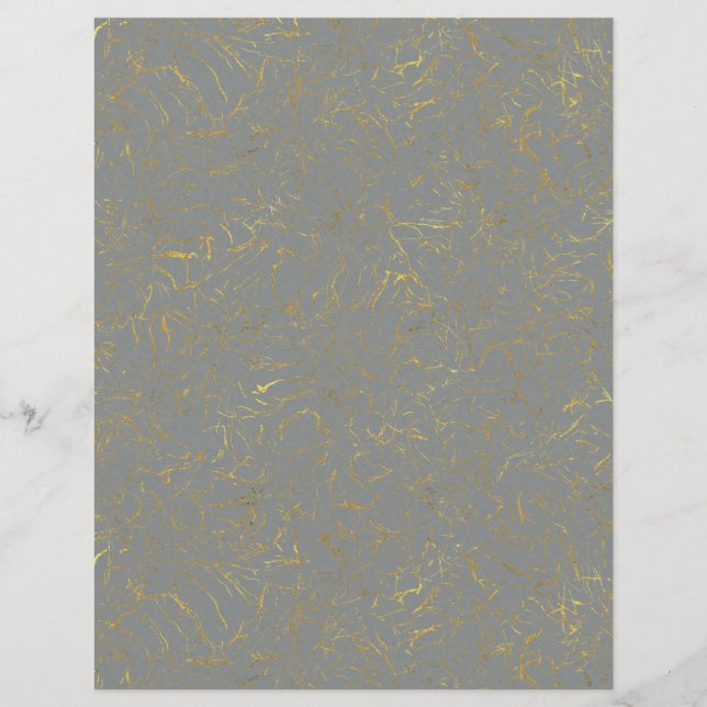 Gold Flecked Scrapbook Paper (Vorderseite)